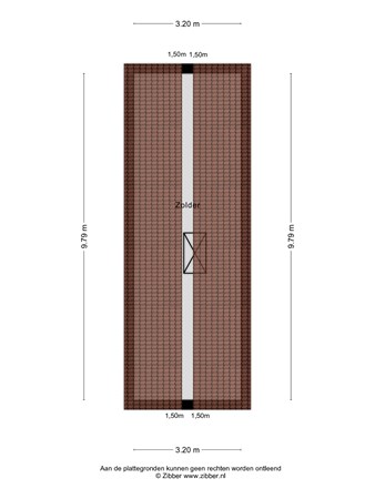 Floorplan - Zuiderbuuren 20, 9363 HK Marum