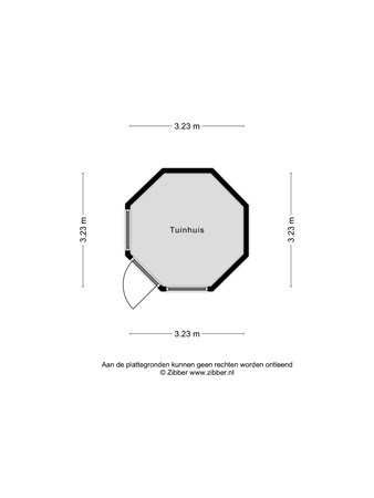 Floorplan - Zuiderbuuren 20, 9363 HK Marum