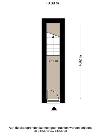 Floorplan - Billitonstraat 46A, 9715 EV Groningen