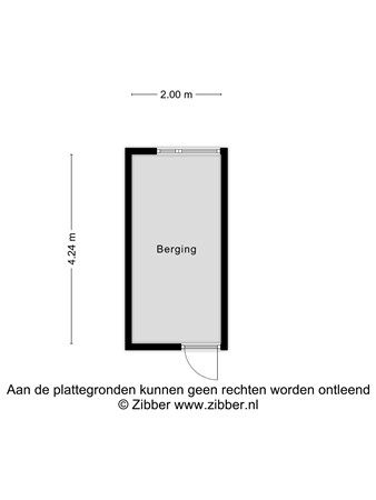 Floorplan - Vondellaan 194, 9721 LK Groningen
