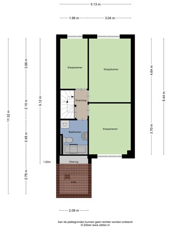 Floorplan - 't Emmerrik 16, 9356 EH Tolbert