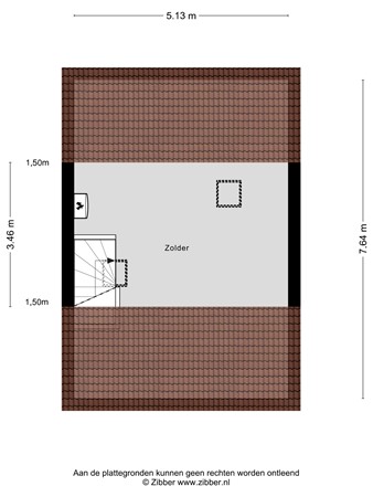 Floorplan - 't Emmerrik 16, 9356 EH Tolbert