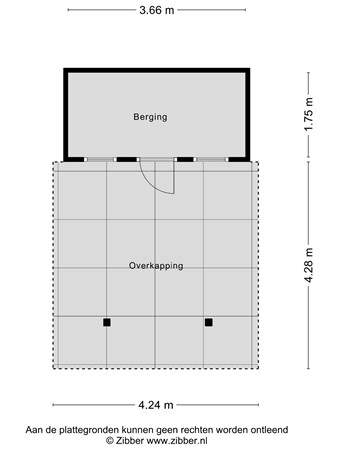 Floorplan - 't Emmerrik 16, 9356 EH Tolbert