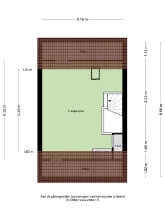 Floorplan - Populier 17, 9351 ZN Leek