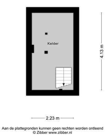 Floorplan - Ooster Badstraat 10, 9726 CL Groningen