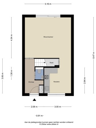 Floorplan - Josine Reulingstraat 44, 9746 AN Groningen