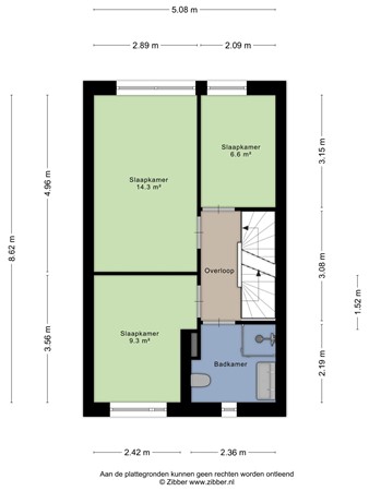 Floorplan - Het Sas 12, 9613 CJ Meerstad