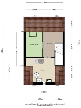 Floorplan - Het Sas 12, 9613 CJ Meerstad