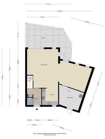 Floorplan - It Harspit 59, 8604 VS Sneek