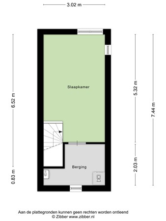 Floorplan - It Harspit 59, 8604 VS Sneek