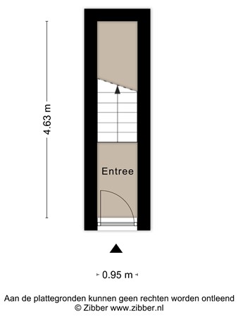 Floorplan - Ernst Casimirlaan 9A, 9717 AT Groningen