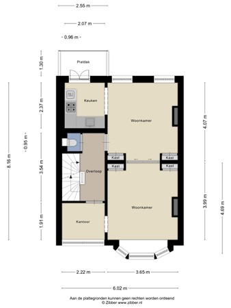 Floorplan - Ernst Casimirlaan 9A, 9717 AT Groningen