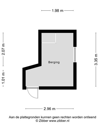 Floorplan - Rivierenhof 30, 9725 HA Groningen