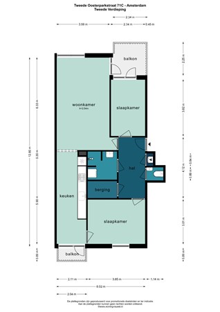 Tweede Oosterparkstraat 71C, 1091 HW Amsterdam - 