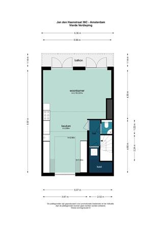 Jan den Haenstraat 36C, 1055 WG Amsterdam - 