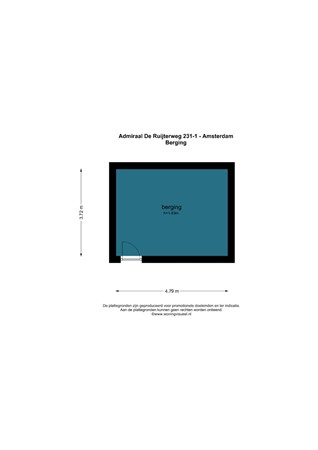 Admiraal de Ruijterweg 231-1, 1055 LR Amsterdam - 