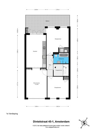 Dintelstraat 45-1, 1078 VP Amsterdam - 