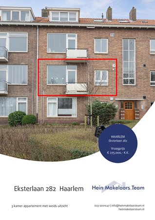 Brochure - Eksterlaan 282, 2026 XP HAARLEM (1) - Eksterlaan 282, 2026 XP Haarlem