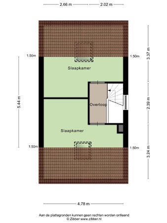 Floorplan - Esdoornlaan 24, 6063 BE Vlodrop