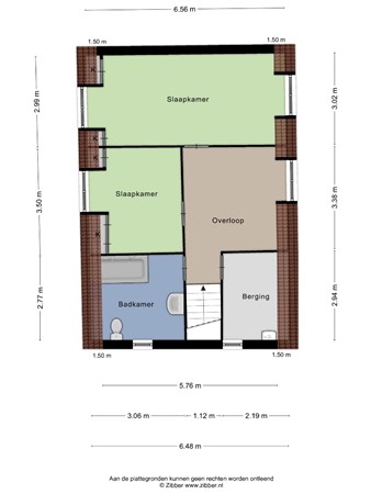 Floorplan - Hoofdstraat 35, 6075 AE Herkenbosch