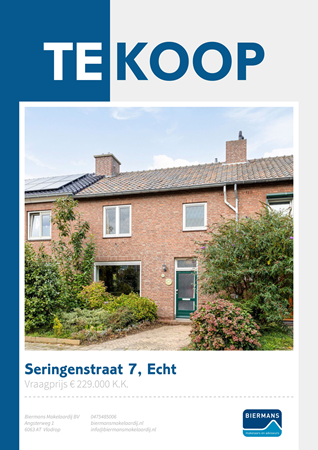 Brochure preview - Seringenstraat 7, 6101 NE ECHT (1)