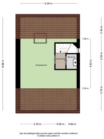 Floorplan - Ligusterstraat 88, 6101 MC Echt