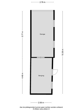 Floorplan - Bergerweg 25A, 6063 BN Vlodrop