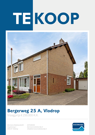 Brochure preview - Bergerweg 25-A, 6063 BN VLODROP (1)