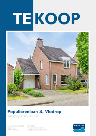 Brochure preview - Populierenlaan 3, 6063 CX VLODROP (1)