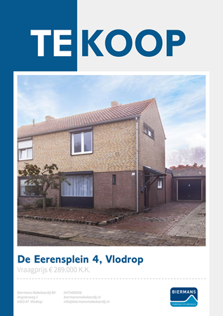 Brochure preview - De Eerensplein 4, 6063 CH VLODROP (1)