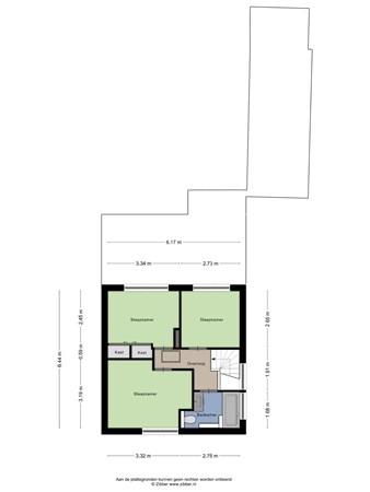 Floorplan - De Eerensplein 4, 6063 CH Vlodrop