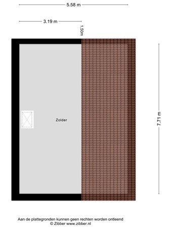 Floorplan - Dorpsstraat 8, 6074 GC Melick