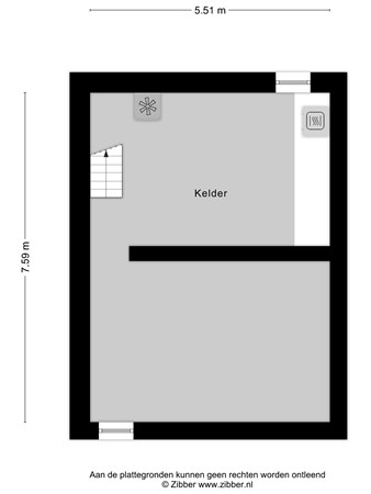 Floorplan - Dorpsstraat 8, 6074 GC Melick