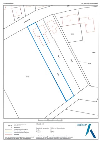 Floorplan - Dorpsstraat 8, 6074 GC Melick