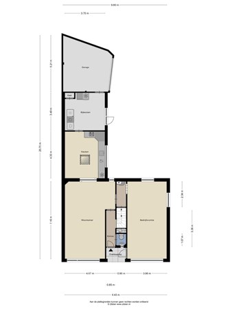 Floorplan - Bergerweg 6a, 6063 BR Vlodrop