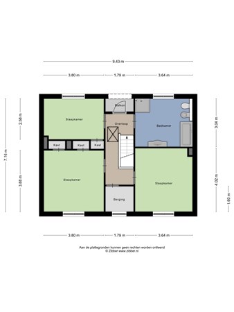 Floorplan - Bergerweg 6a, 6063 BR Vlodrop