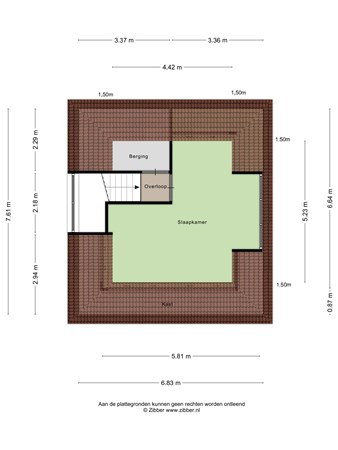 Floorplan - Stationsweg 20, 6075 CC Herkenbosch