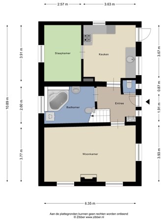 Floorplan - Borgsweg 10, 6061 AM Posterholt