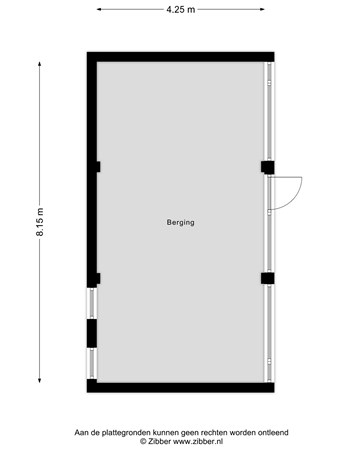 Floorplan - Borgsweg 10, 6061 AM Posterholt