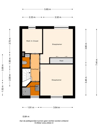 Floorplan - St.Martinusweg 45, 6063 BT Vlodrop