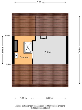 Floorplan - St.Martinusweg 45, 6063 BT Vlodrop