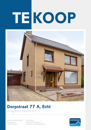 Brochure preview - Dorpstraat 77-A, 6102 TS ECHT (1)