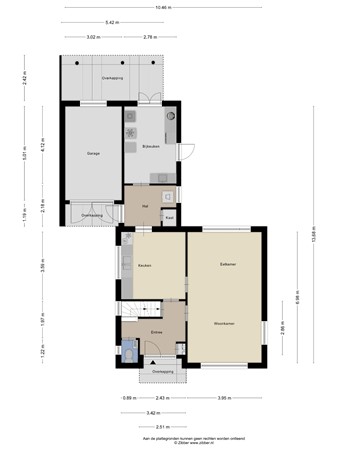 Floorplan - Dorpstraat 77A, 6102 TS Echt