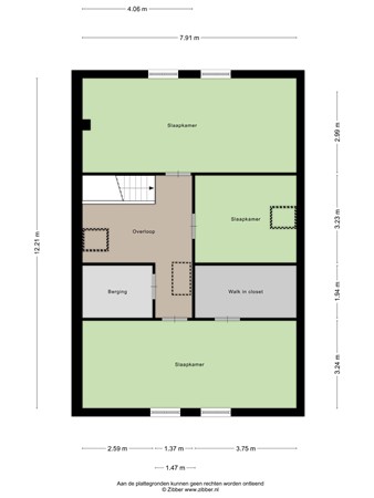 Floorplan - Burgemeester Geradtsstraat 5, 6061 GM Posterholt