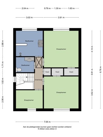 Floorplan - Koestraat 27, 6104 AJ Koningsbosch