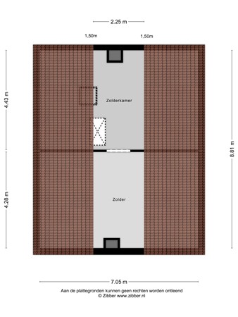 Floorplan - Koestraat 27, 6104 AJ Koningsbosch
