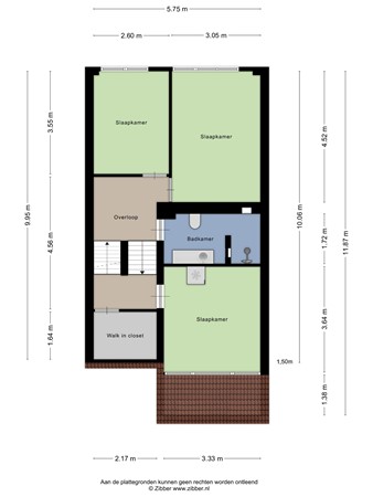 Floorplan - Esdoornlaan 4, 6063 BE Vlodrop