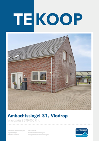 Brochure preview - Ambachtssingel 31, 6063 DB VLODROP (1)
