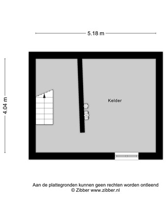 Floorplan - Dr.Biermansstraat 6, 6075 AS Herkenbosch