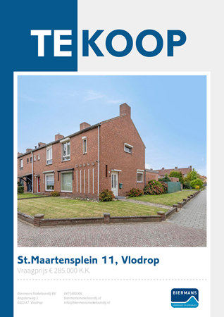 Brochure preview - St.Maartensplein 11, 6063 CA VLODROP (1)